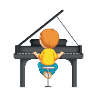 cours musique enfants guitare piano batterie violon -  incourt brabant wallon